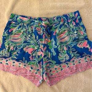 Floral Blue and Pink Crop Top